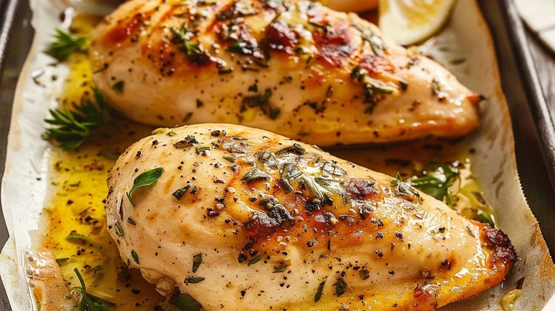 Garlic Butter Baked Chicken Breast