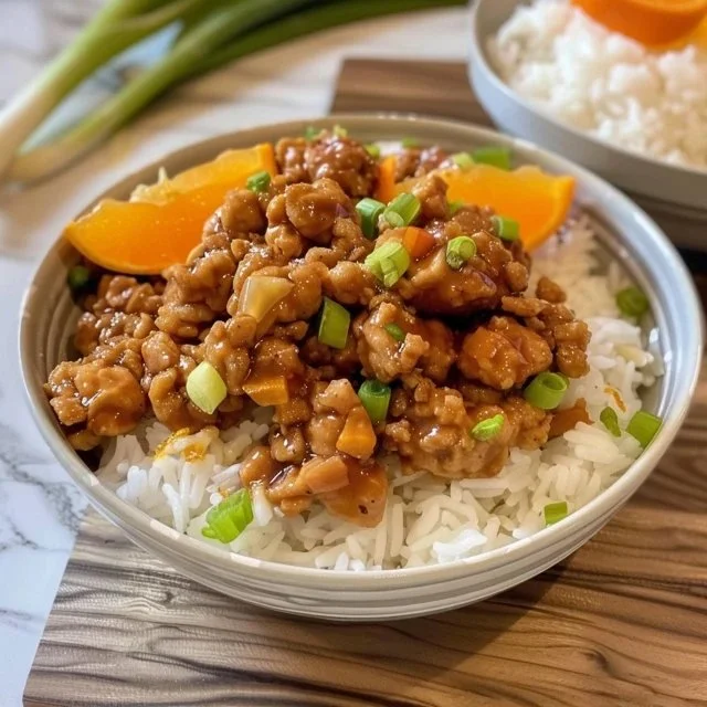 Ground Orange Chicken