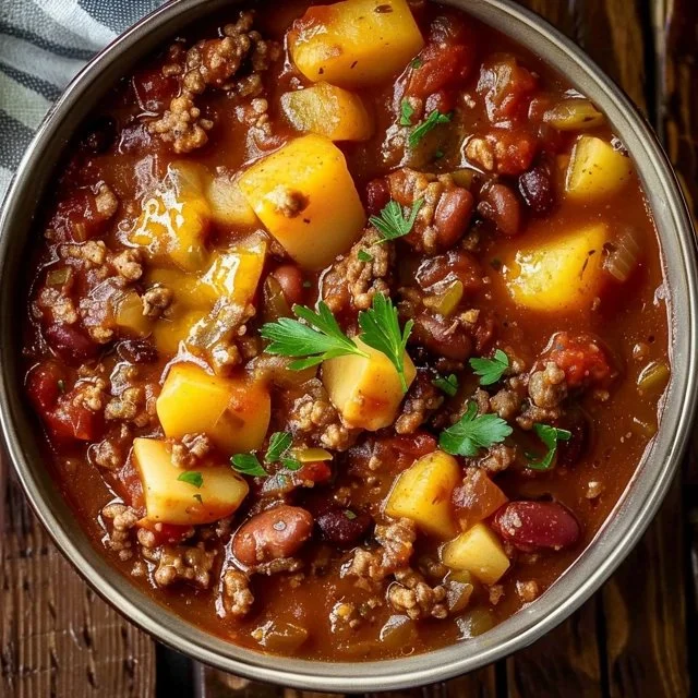 Slow Cooker Cowboy Casserole