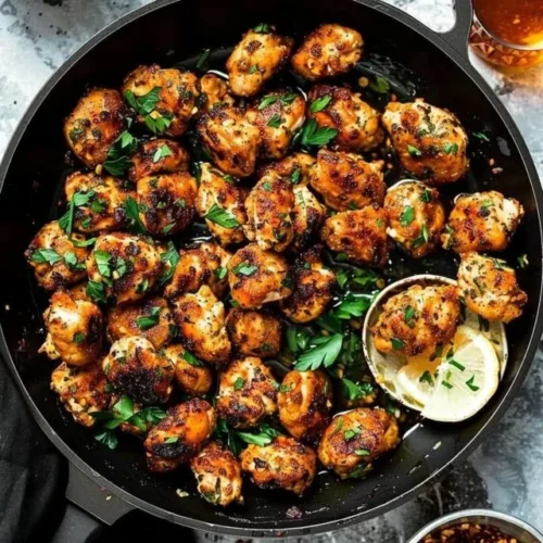 Delicious Chicken Bites cooked in just 15 minutes, perfect for quick meals.