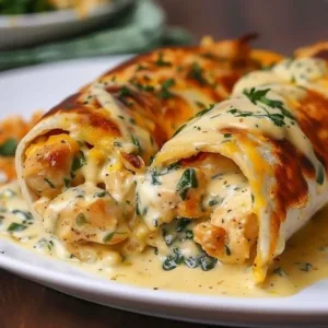 Cheesy garlic chicken wraps served with fresh herbs and side dipping sauce