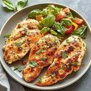 Juicy melt-in-your-mouth chicken breast ready to be served