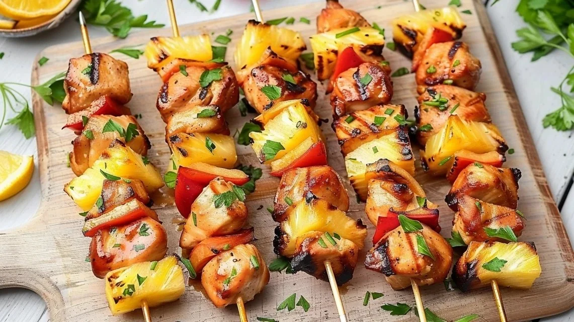 Pineapple Chicken Kabobs