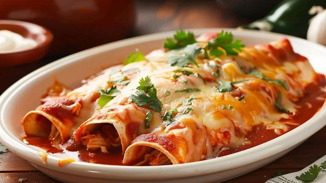 Quick and Easy Chicken Enchiladas