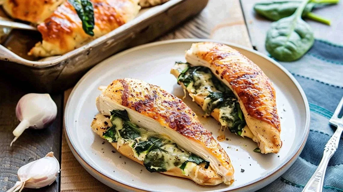 Spinach Stuffed Chicken
