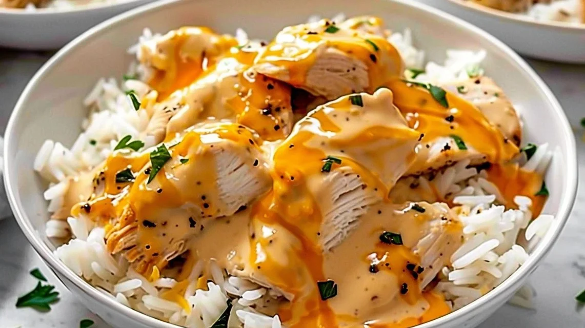 Creamy Smothered Chicken and Rice Family Dinner