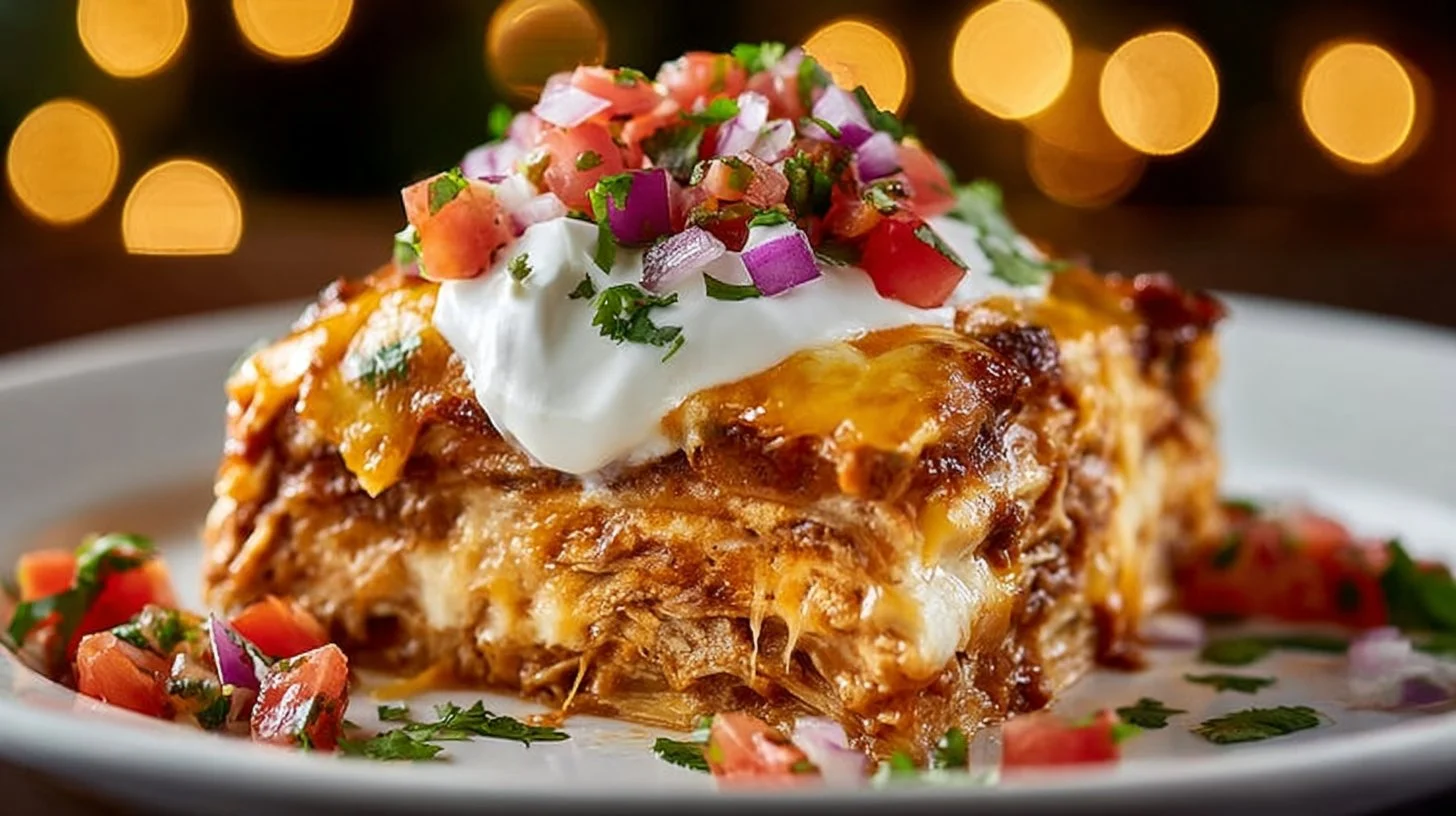Easy Cheesy Chicken Enchilada Casserole for Busy Weeknights