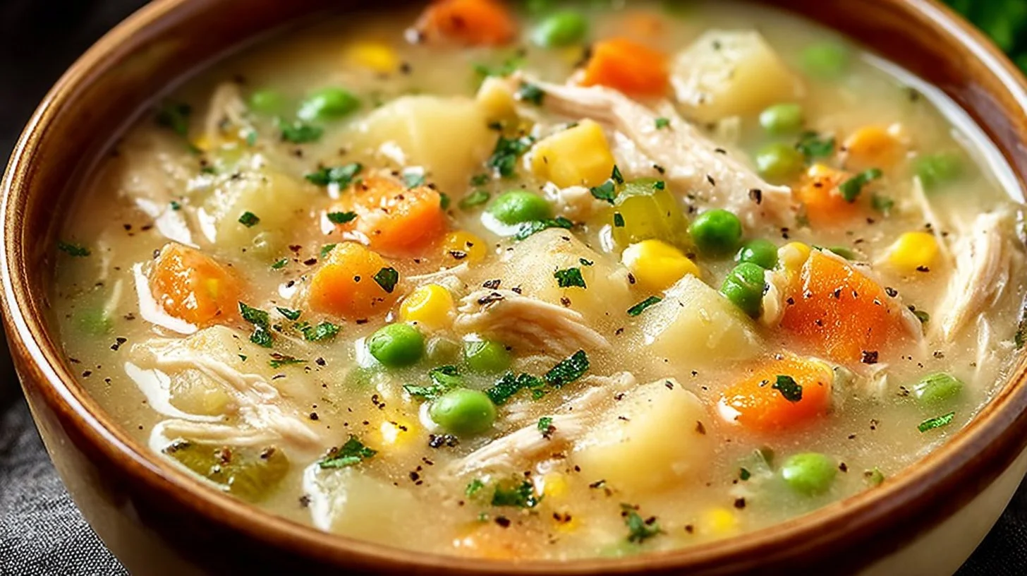 Easy Chicken Pot Pie Soup for a Cozy Comfort Meal