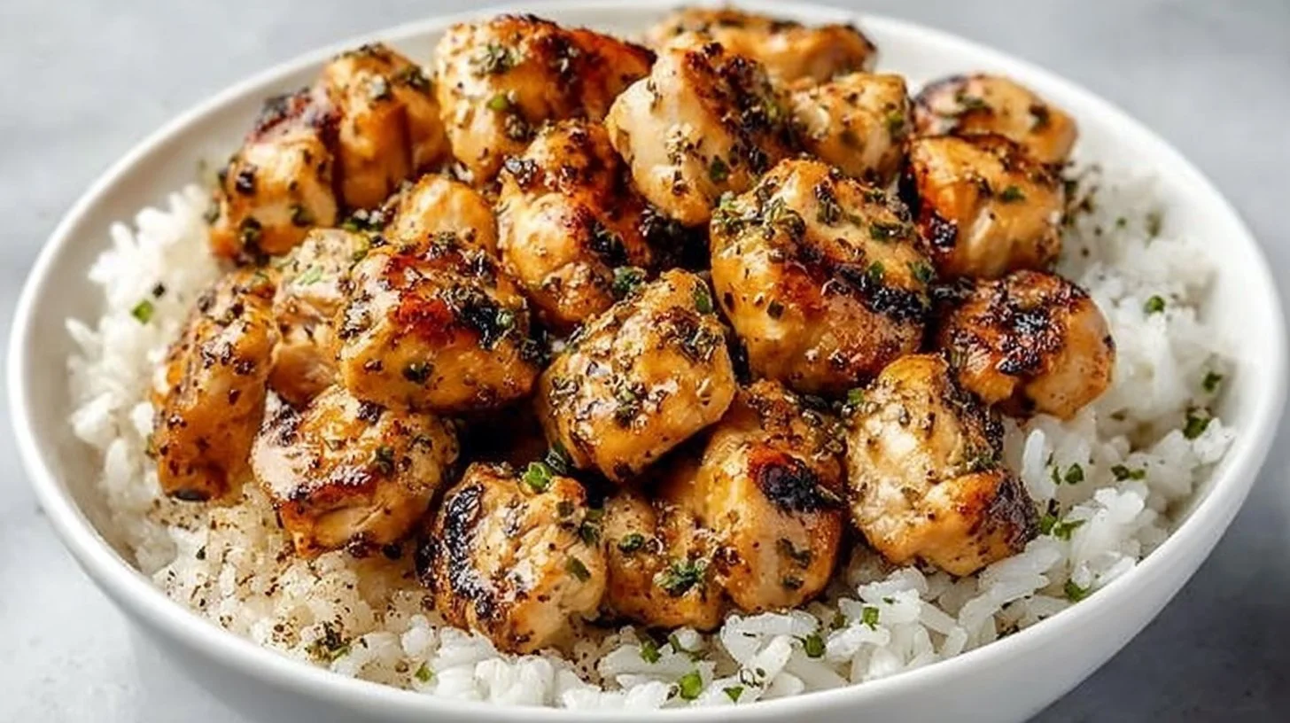 Easy Garlic Butter Chicken Bites