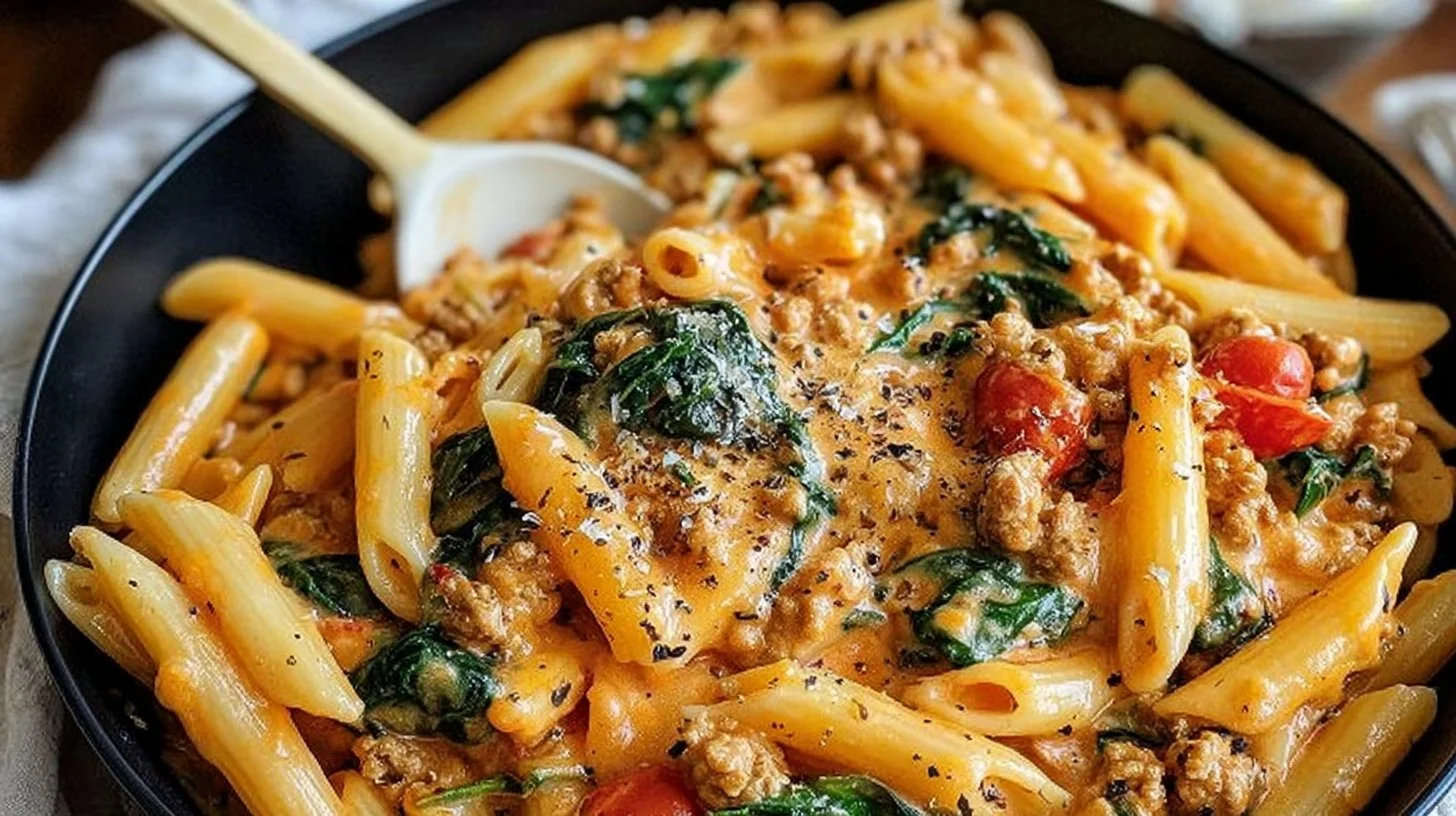 Easy Ground Chicken Pasta