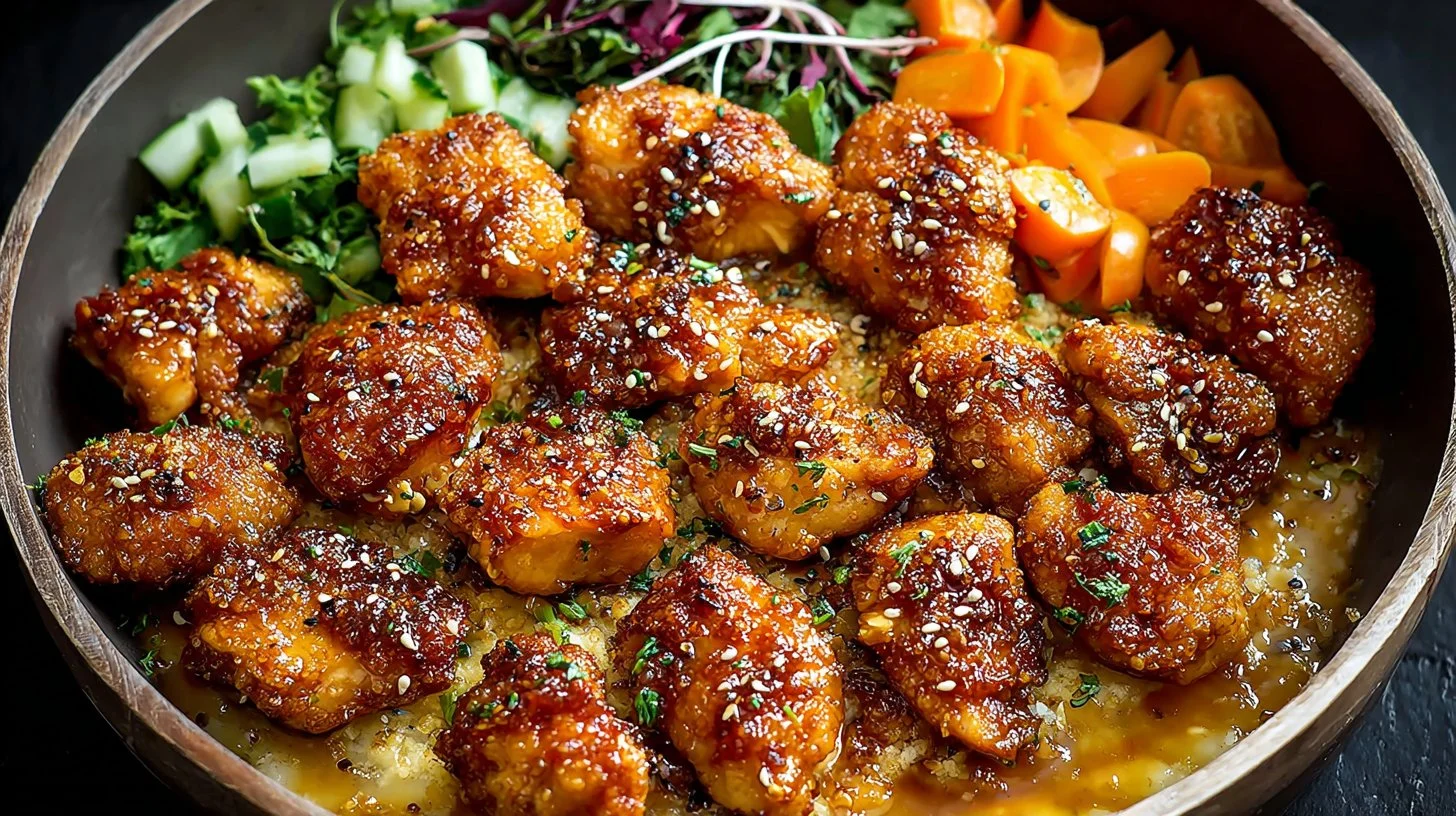 Korean BBQ Chicken Bowls in 20 Minutes