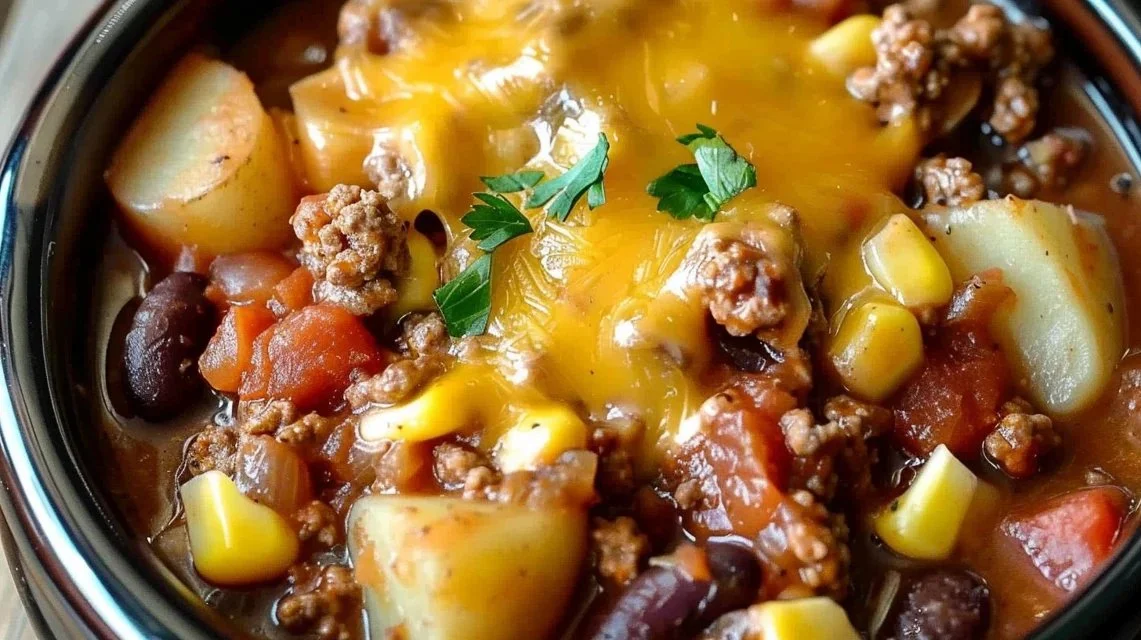 Slow Cooker Cowboy Casserole