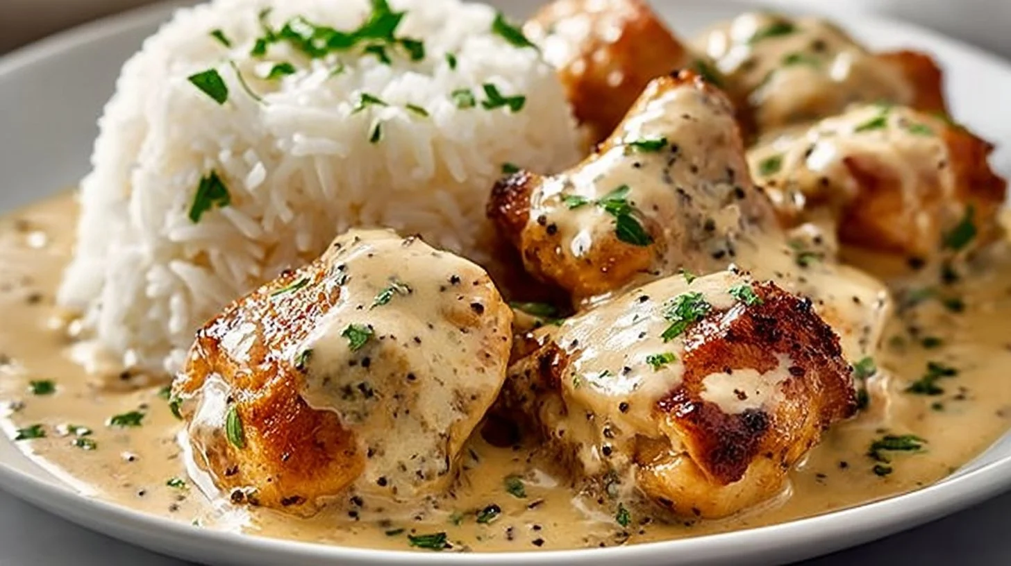 Smothered Chicken and Rice (Easy Dinner)