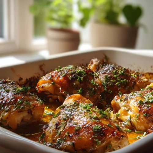 Addictively Good Baked Chicken Thighs