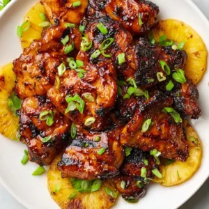 Delicious Bang Bang Chicken Skewers served on a platter