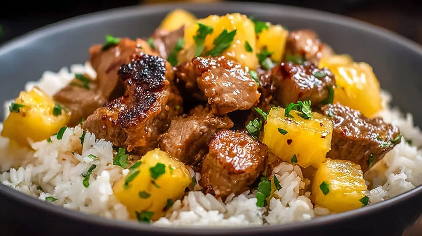 Slow Cooker Pineapple Pork