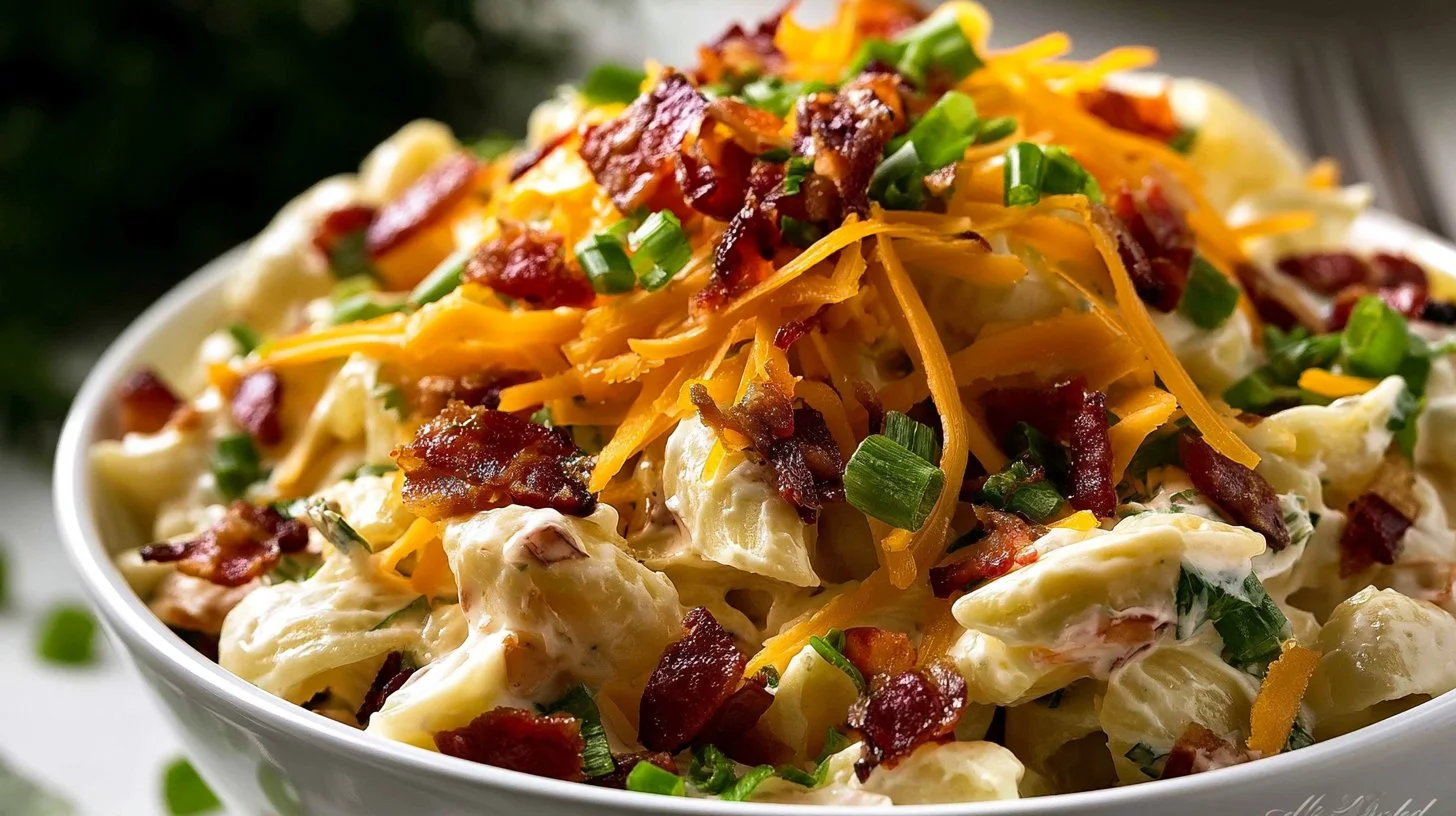Chicken Bacon Ranch Pasta Salad