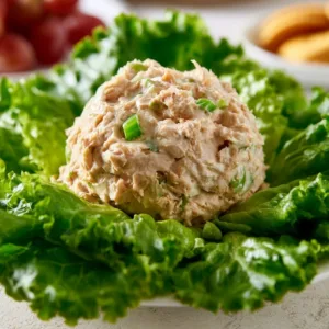 Bowl of Chicken Salad Chick Classic Carol with ingredients on the side.