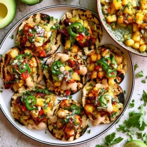 Delicious Chili Lime Chicken Tacos served with fresh toppings