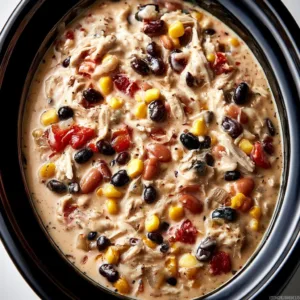 Cream Cheese Chicken Chili served in a bowl with toppings