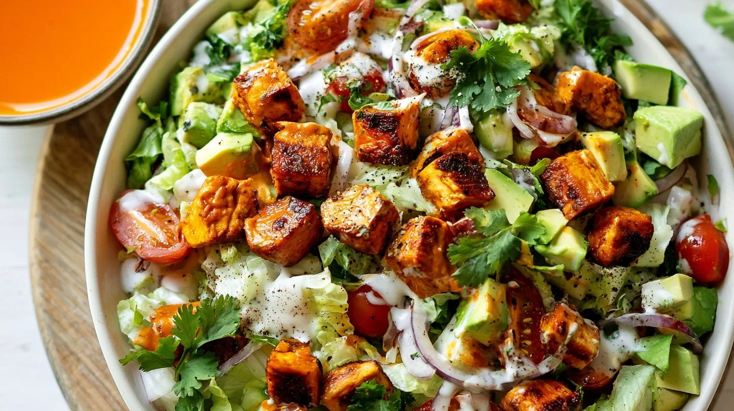 Crispy Buffalo Chicken Salad