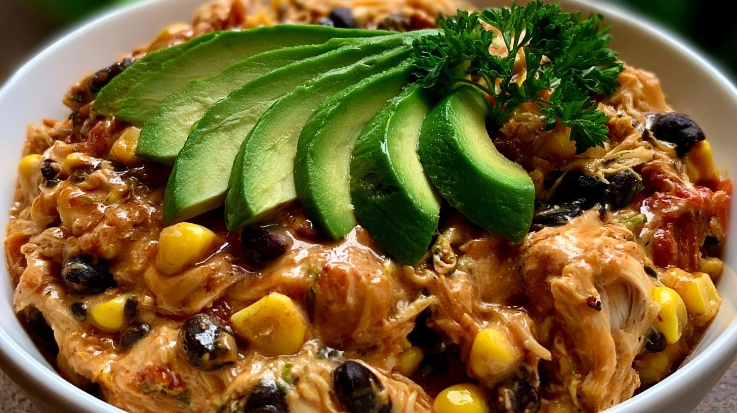 Easy Fiesta Chicken Crock Pot Recipe