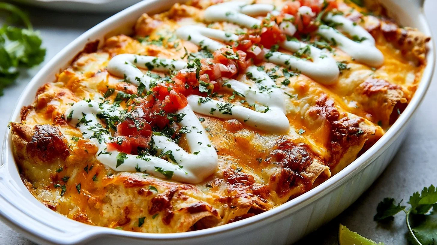 Easy Rotisserie Chicken Enchiladas