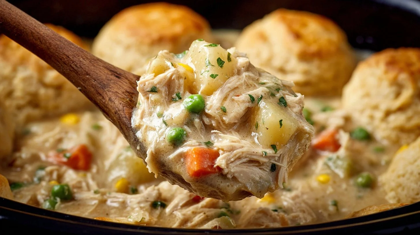 Slow Cooker Chicken Pot Pie Soup for Cozy Cold Nights