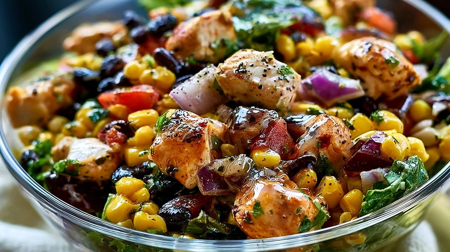Easy Zesty Southwest Chicken Salad Bowl