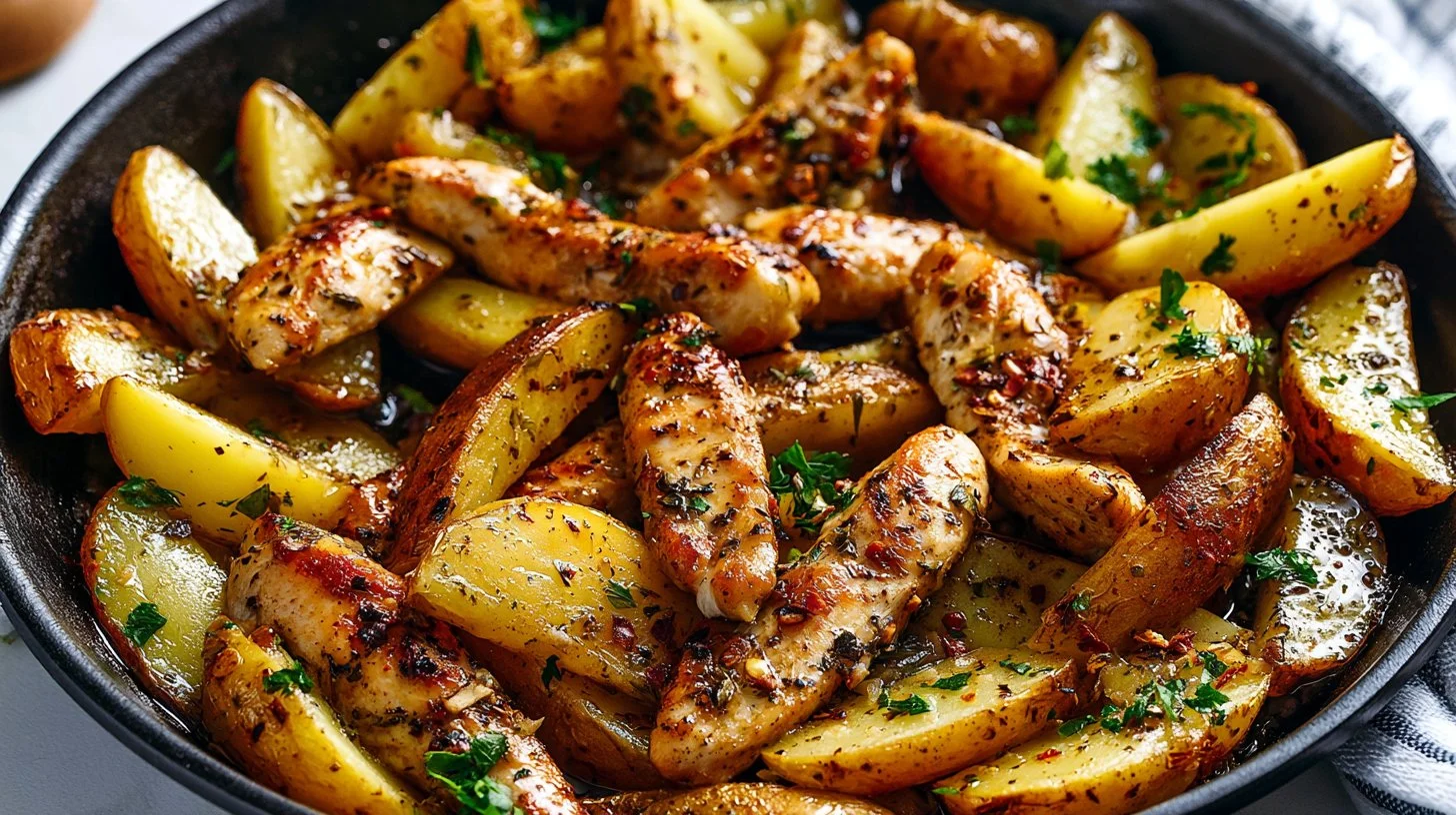 Garlic Butter Chicken and Potatoes
