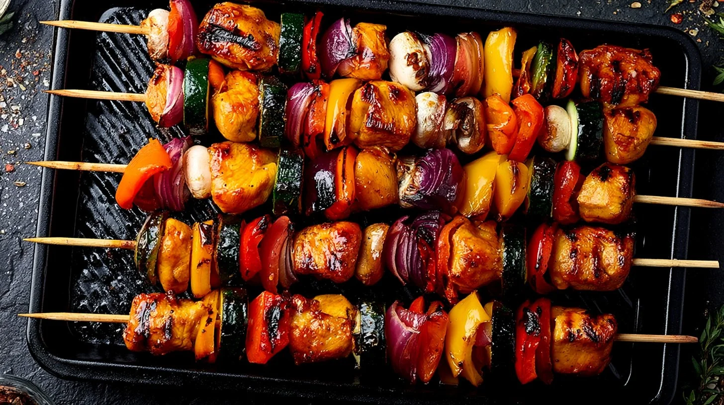 Grilled Chicken Skewers with Go-To Marinade