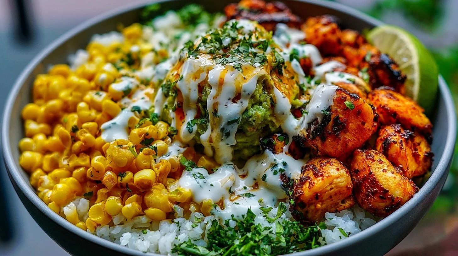 Healthy Chicken Rice Bowl