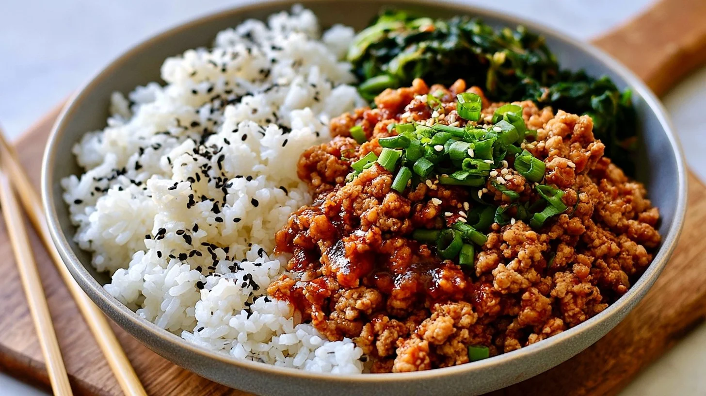 Healthy Ground Chicken Meal Prep Bowls