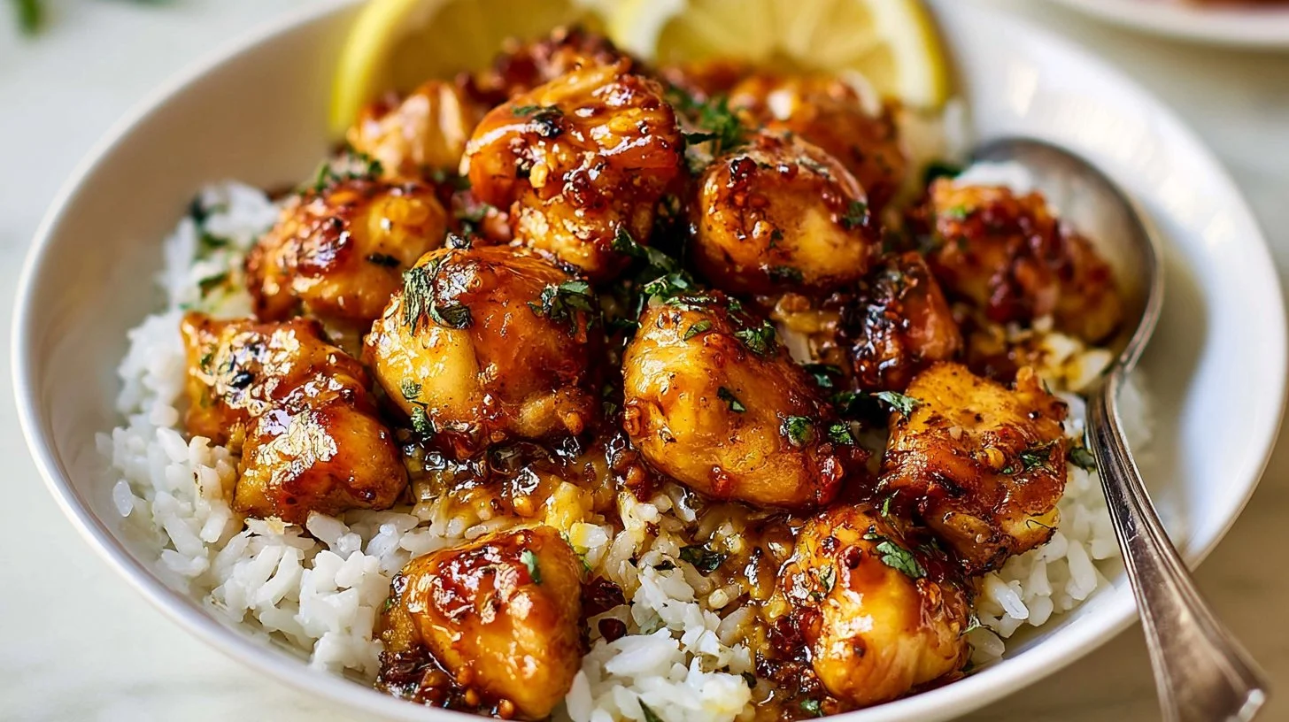 Honey Garlic Chicken Bites