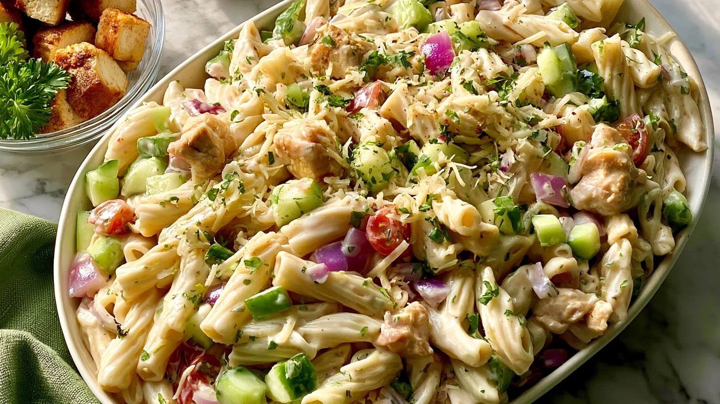 Mouthwatering Balsamic Chicken Pasta Salad