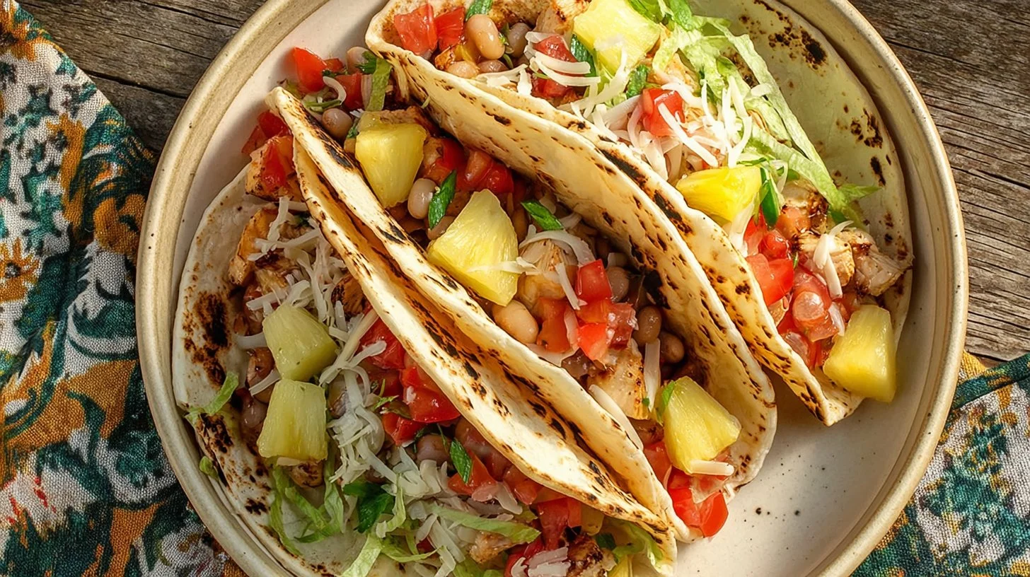 Pineapple Chicken Tacos