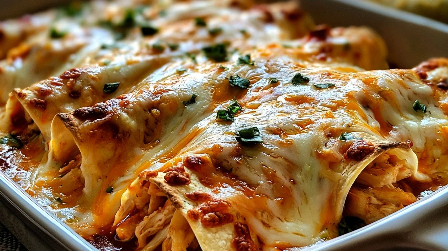 Quick & Healthy Chicken Enchiladas