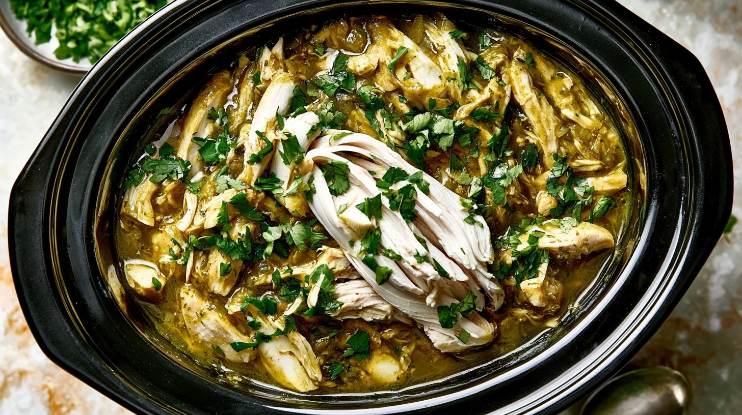 Flavor-Packed Crockpot Salsa Verde Chicken for Tacos