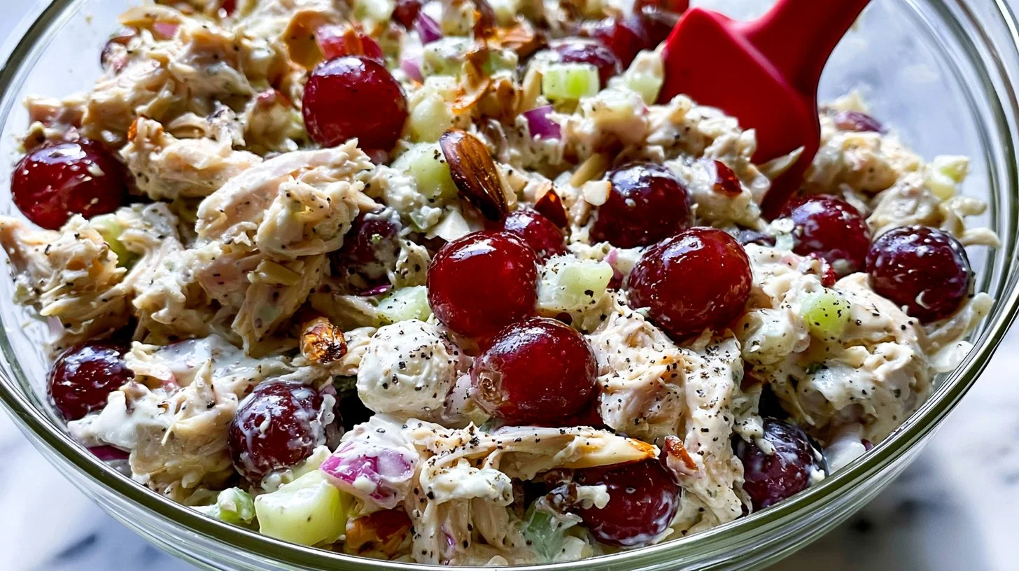 The BEST Classic Chicken Salad with Grapes Recipe