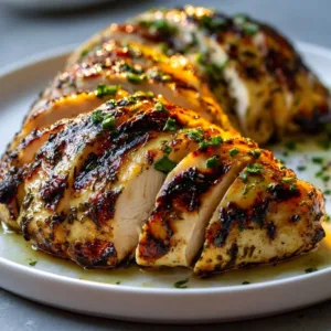 Delicious grilled chicken marinated for flavor and tenderness on a BBQ grill