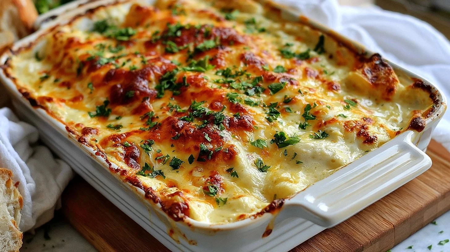 White Chicken Enchiladas (Creamy & Cheesy)