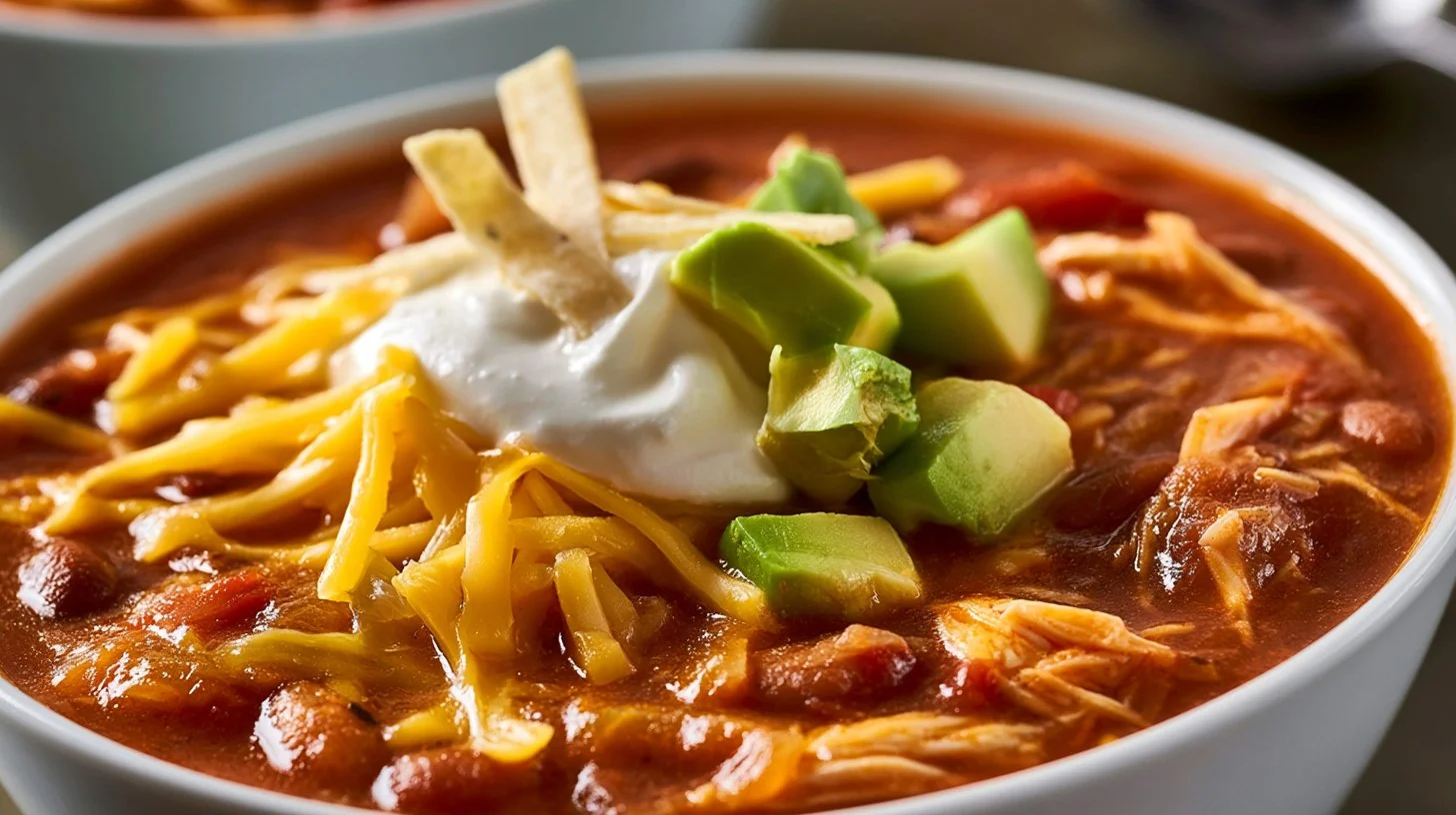 5 Ingredient Chicken Tortilla Soup