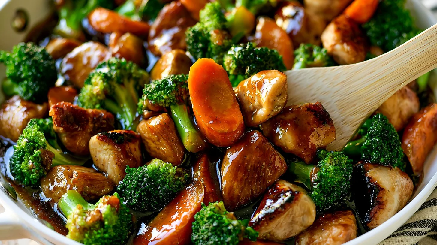 Easy Honey Garlic Chicken and Broccoli