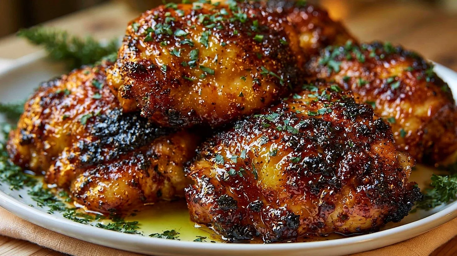 Easy Oven Baked Chicken Thighs for Family Dinners