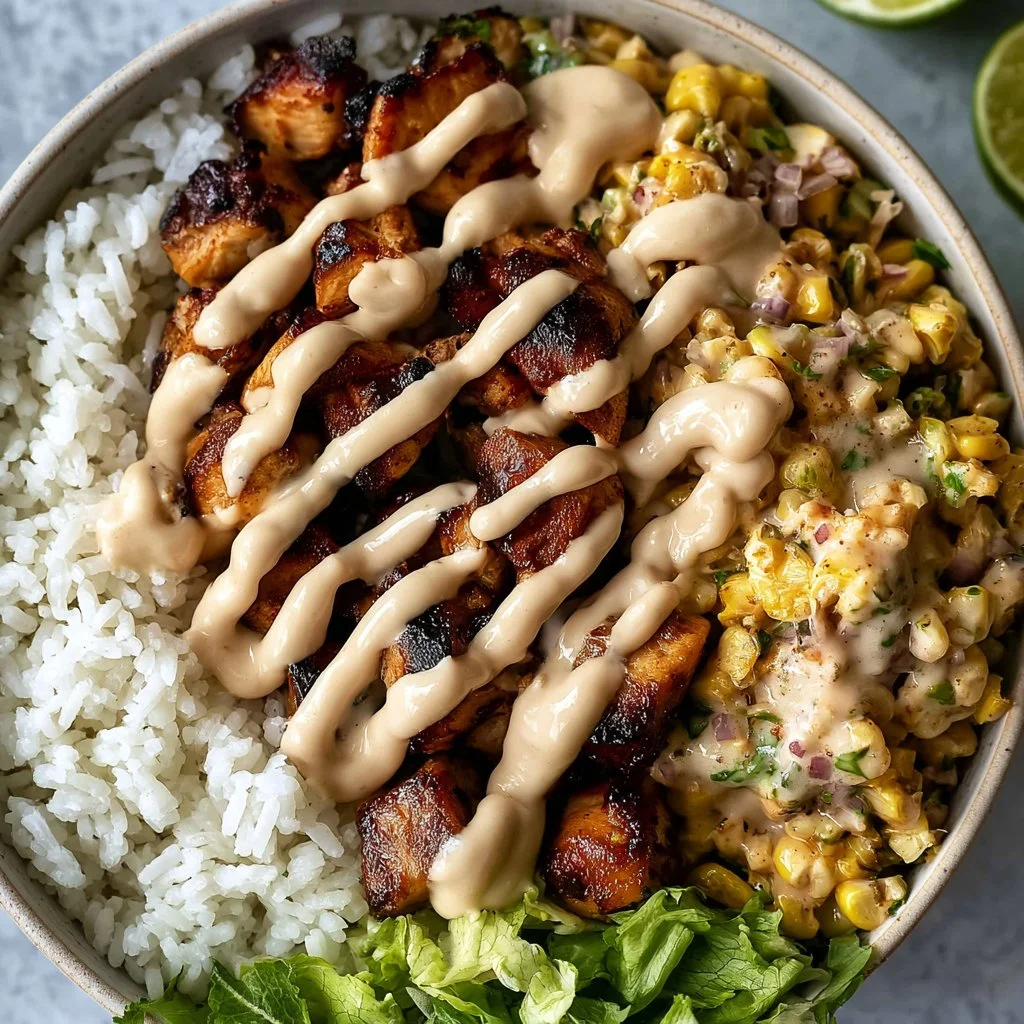 Healthy Street Corn Chicken Bowl