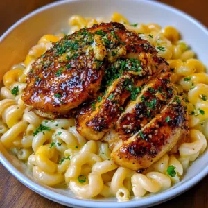 High Protein Honey Garlic Butter Chicken served with vegetables