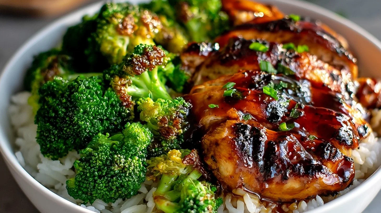 HONEY GARLIC CHICKEN BOWLS