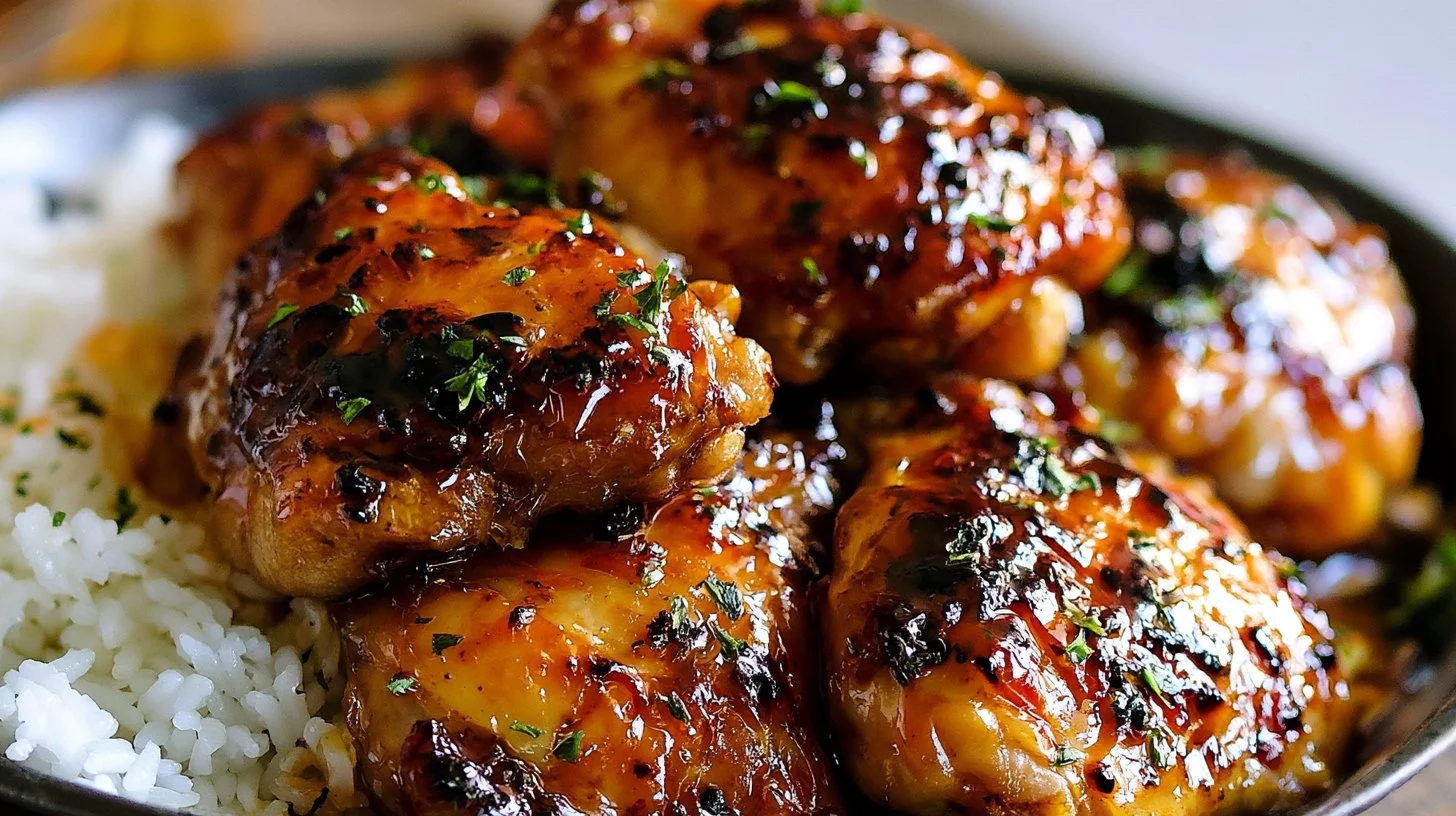 Honey Garlic Chicken Thighs