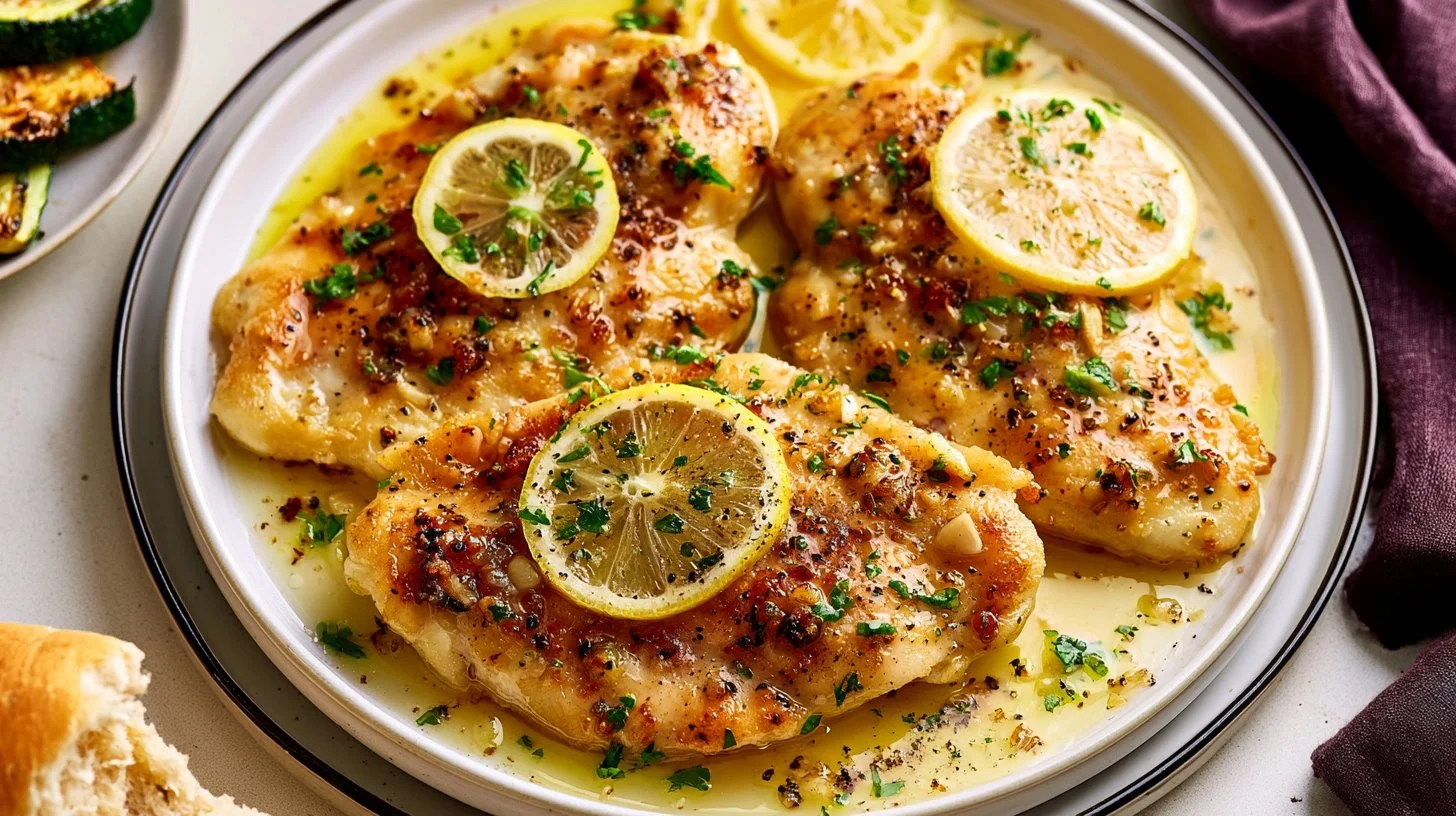 Lemon Chicken with Lemon Butter Sauce