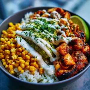 Healthy chicken lunch bowl with vegetables and grains for a quick meal.